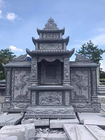 Bia mộ đá - Lăng Mộ Đá Long An - Công Ty TNHH Long Việt Sơn